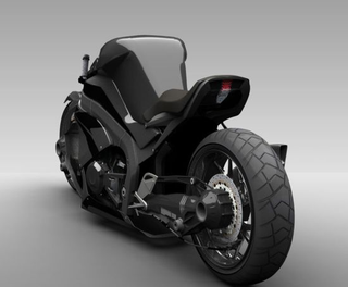 Illustration for article titled High-Tech 2WD Ostoure Superbike Is Straight Out of Skynet's Garage